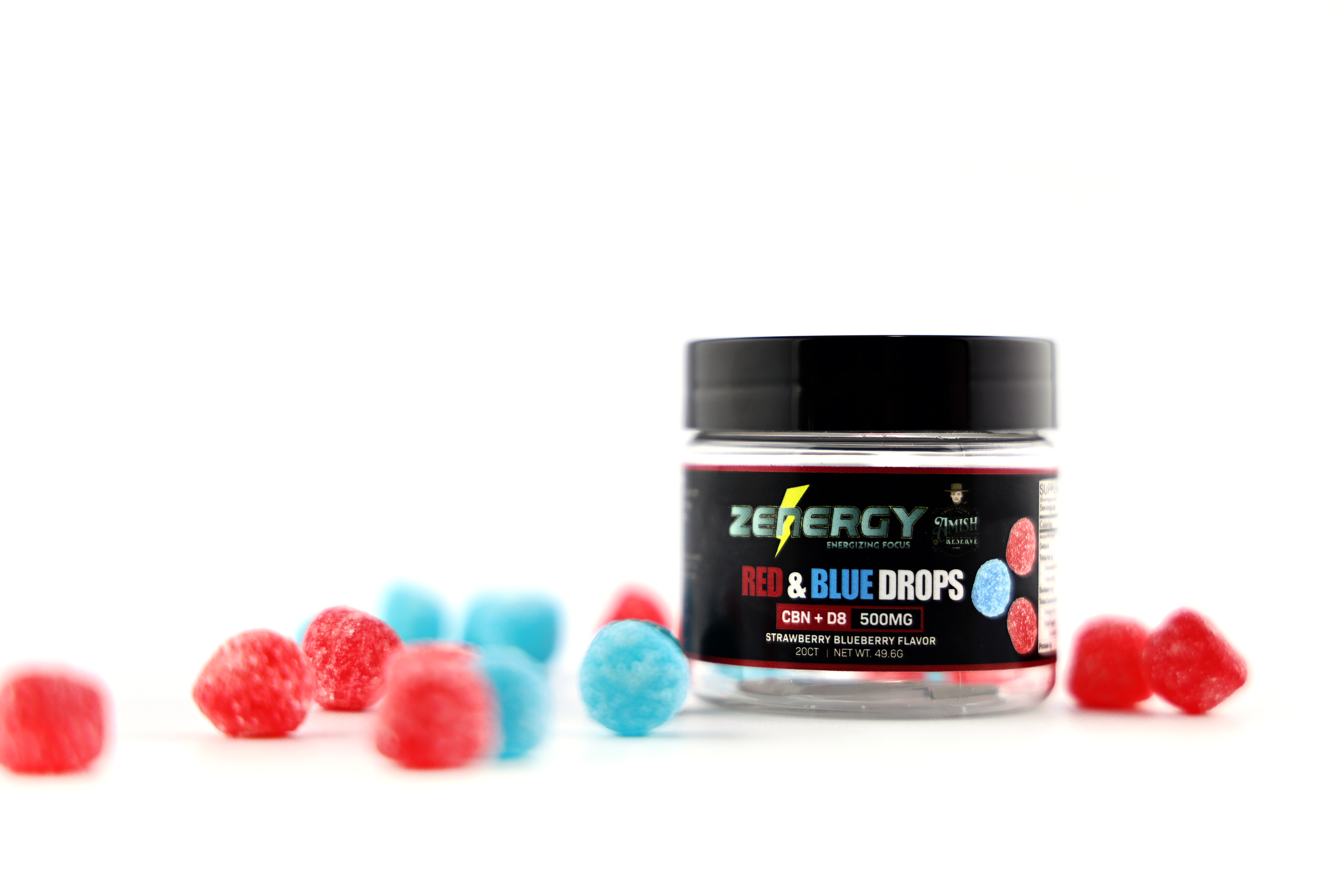 D8 + CBN Gumdrops, 500 mg