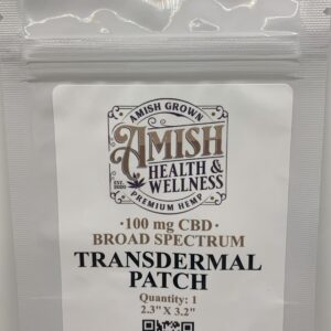 image of transdermal patch, front